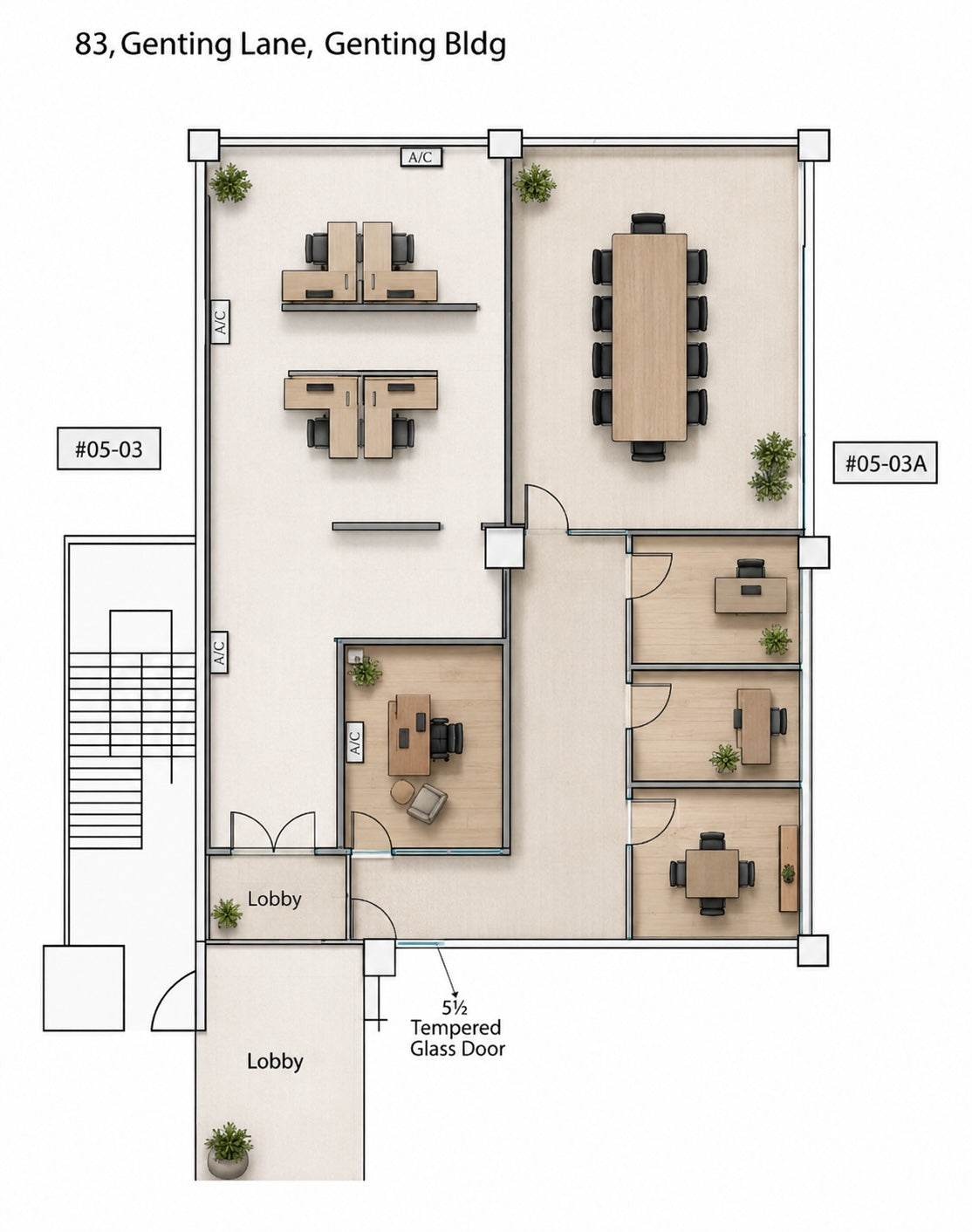 D13 - Office Space for Rent at Genting Building