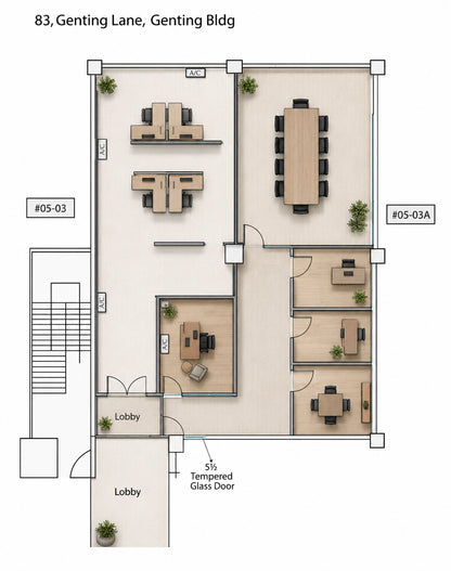 D13 - Office Space for Rent at Genting Building